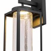 Globe Electric Capulet 1-Light Matte Black Wall Sconce 44359